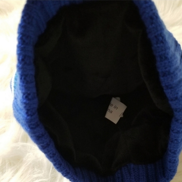 Field & Stream Blue Bom Bom Beanie - Picture 2 of 7